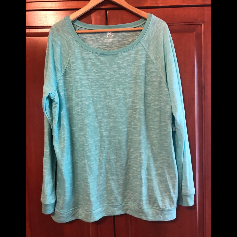 New Directions Aqua Top Size 1X NWT